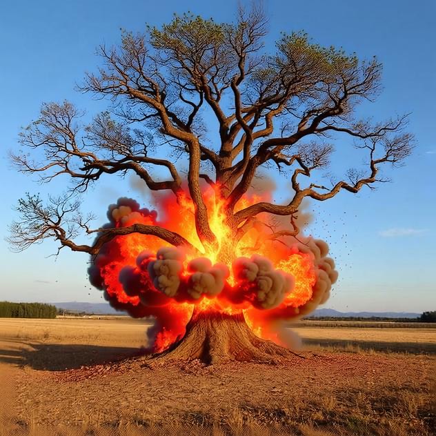 exploding trees explained by a certified arborist